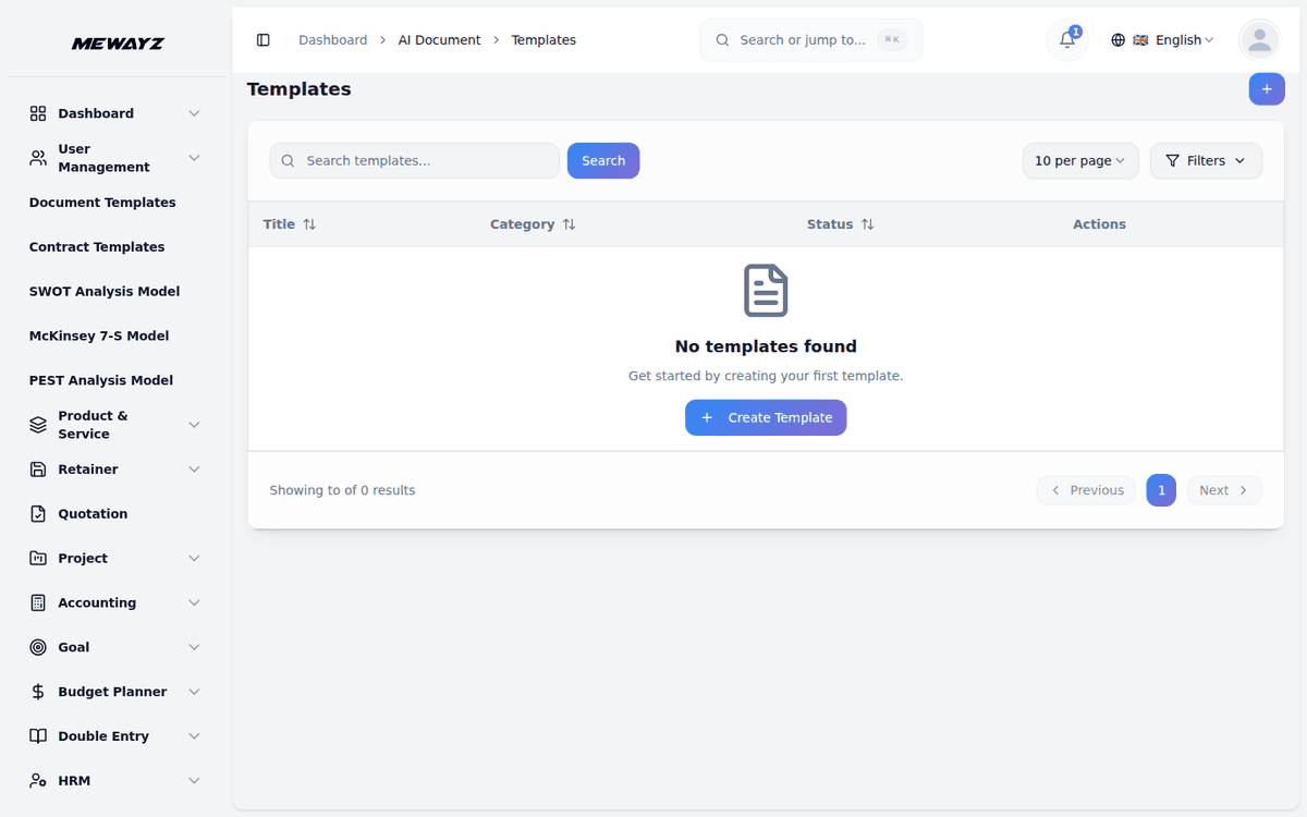 Mewayz Email & Marketing — AI templates