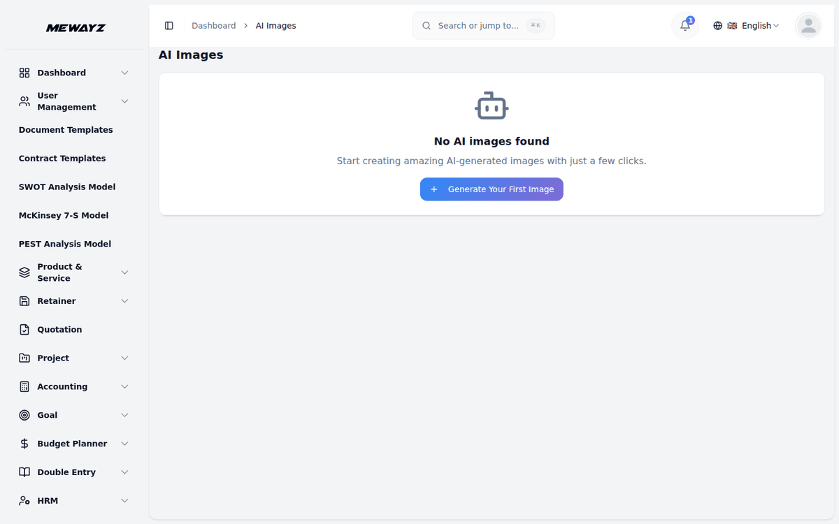 Mewayz AI Tools — AI image generator